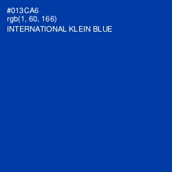 #013CA6 - International Klein Blue Color Image